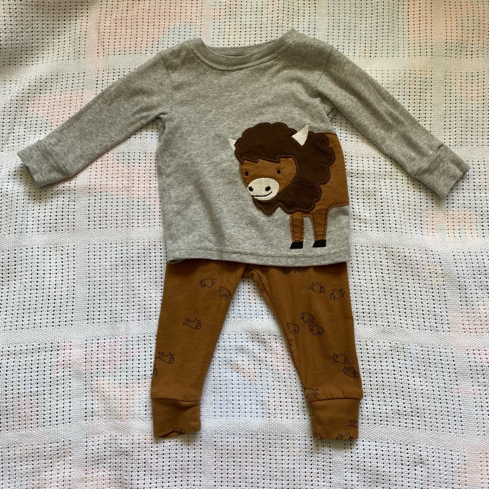 Buffalo Baby PJ Set